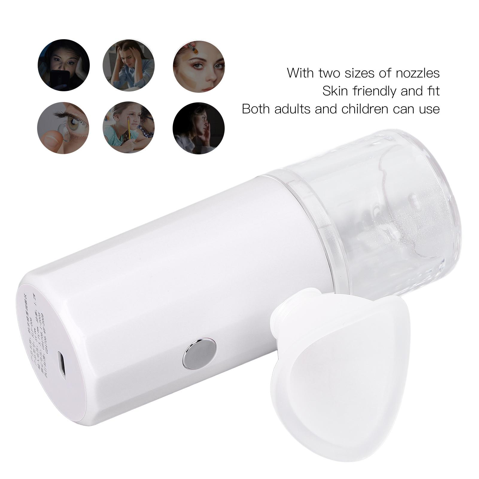 USB Charging Eye Sprayer Portable Nanometer Mist Fatigue Relief Facial Eye Moisturizing Sprayer Device