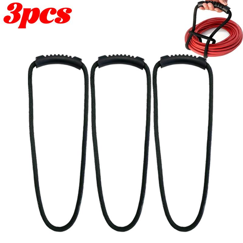 5/1PC Storage Straps Heavy-Duty Hook and Loop Cord Carrying Strap Hanger Cable Organizer with Handle for Pool Hoses Garden Hoses