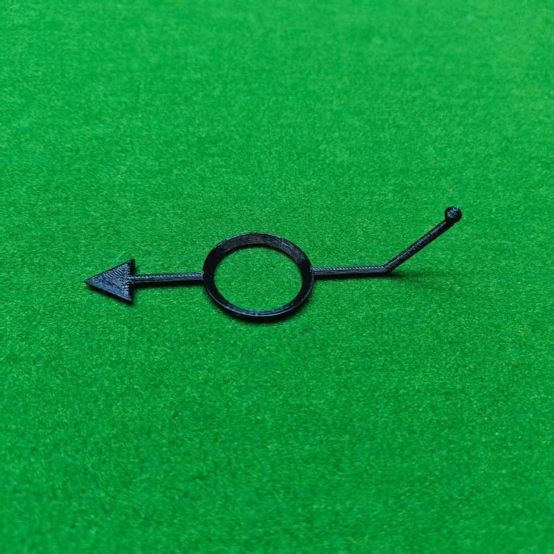 Pool Ball Position Marker Set 5Pcs Practical Aiming Practice Guide Accessory for Beginner Players 5PCS