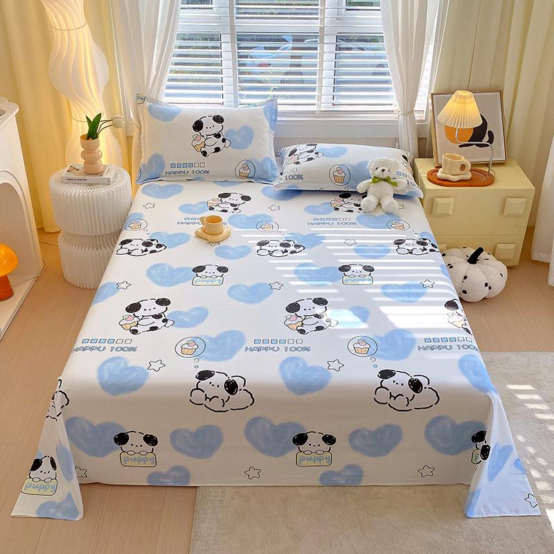 2026 A-Class 100% Cotton Jet Print Single Bed Sheet