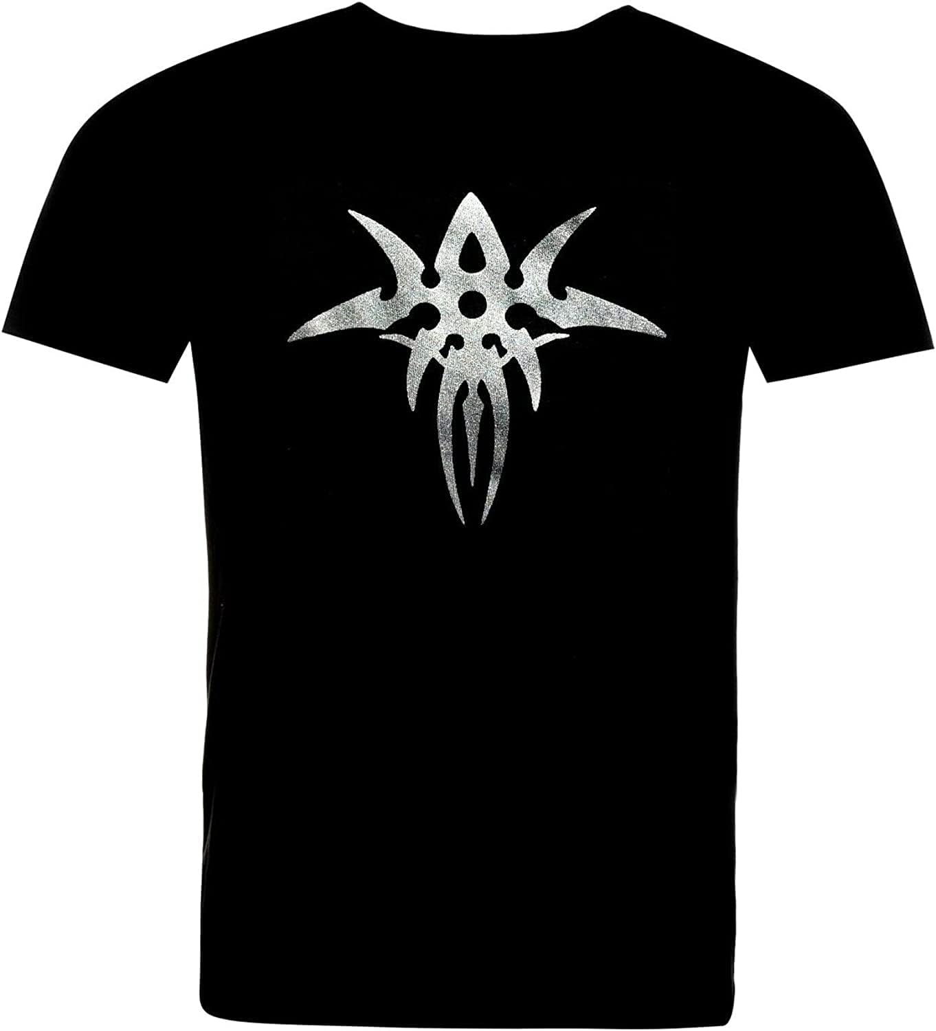 Gary Numan Silver Exile Logo Black Cotton T Shirt Black XS чёрный