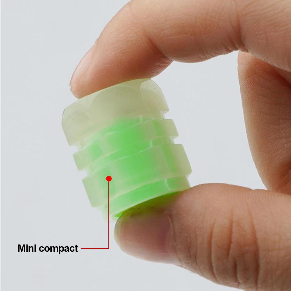 Leuchtende Auto-Radkappen Reifenventilkappen Kunststoff ABS Staubdicht Reifen Autozubehör Reifenventilkappenabdeckung Für Auto Motorrad Fahrrad