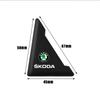 QYSK1 2pcs Silicone Car Door Corner Cover Auto Anti-collision Protection Sticker For Skoda Kodiaq Octavia Fabia Karoq Enyaq Kamiq Yeti