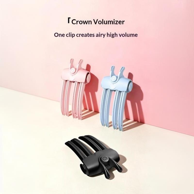 Heated Bangs Curling Clips Portable Hair Root Lifter Quick Heating No Frizz for Women Short Long Hair Styling