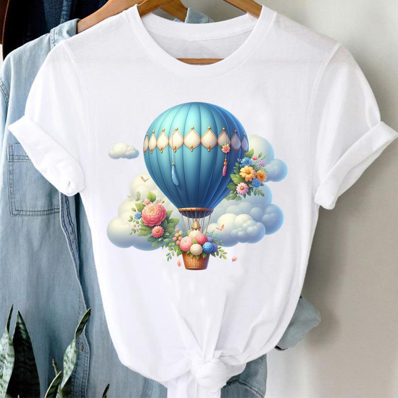(Asian Size) T Shirt trend lovely cute Fashion Women Tee Clothing Casual Lady Female Top spring summer Printed Graphic Short Sleeve T-shirts