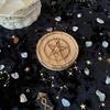 Candle Holder Tray Star Pendulums Dowsing Divination Board Candle Holder Plate