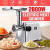 Mașină de tocat carne electrică, puternică, din oțel inoxidabil, 2800 W, pentru umplutură de cârnați pentru acasă Tocător de carne de uz casnic