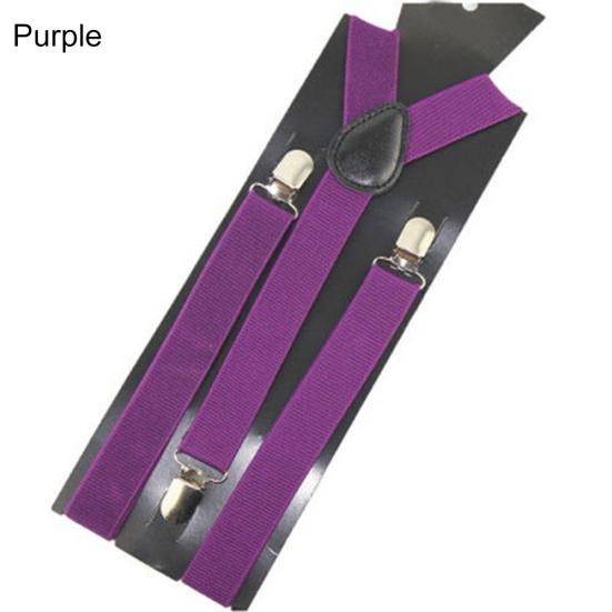 Bretelle elastiche unisex a forma di Y Bretelle a clip regolabili da donna