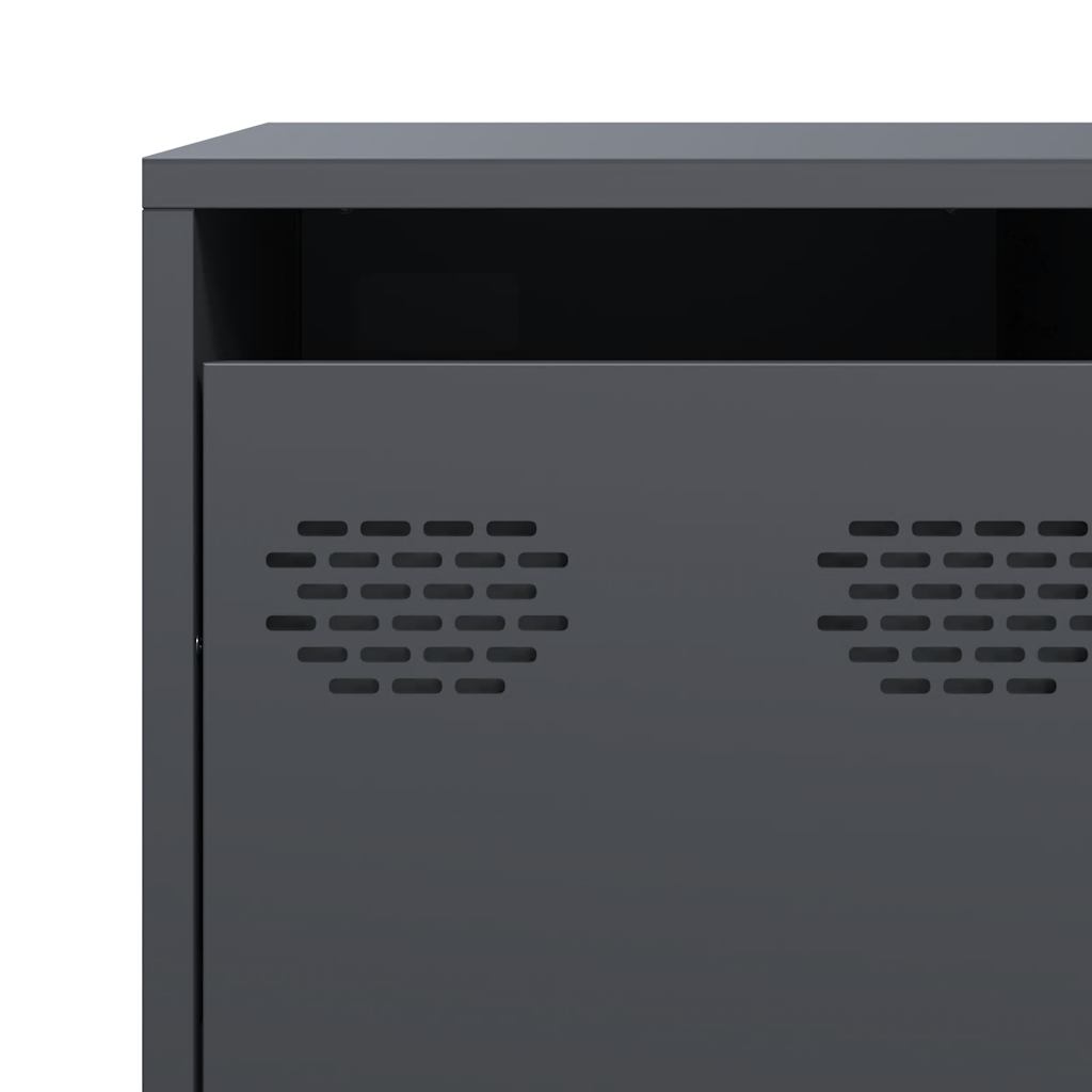 Sideboard Anthracite 135 x 39 x 103.5 cm Cold rolled Steel