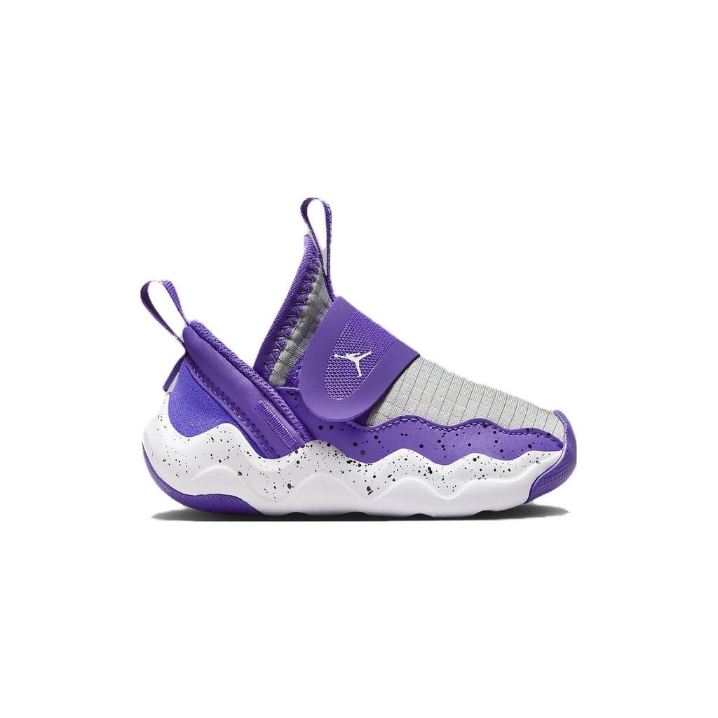 Air Jordan 23/7 TD Purple Venom Baby Sneakers Medium-Silver White DQ9294-500
