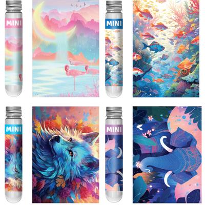 4 Packs Adult Mini Test Tube Puzzle Jigsaw Funny Educational Game Home Decor Birthday Halloween Thanksgiving Christmas Gifts