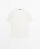 Masimodutti Cotton Blend Knit Short Sleeve Sweater