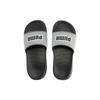 Puma Popcat 20 Unisex Sports Rubber Sole One Strap Slides Black White 386720-01