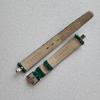 Used GUCCI Watch Replacement Strap Green Crocodile Embossed 10mm & Case Included