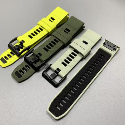 26mm 22mm Silicone Watch Band For Garmin Fenix 7 7X 8 8 Pro/Quatix 8/Tactix 8 AMOLED 47mm 51mm/Epix Pro/Enduro 3 Quick Fit Strap
