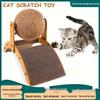 Cat Paw Ferris Wheel: Durable, No-Shed Vertical Scratching Post & Toy