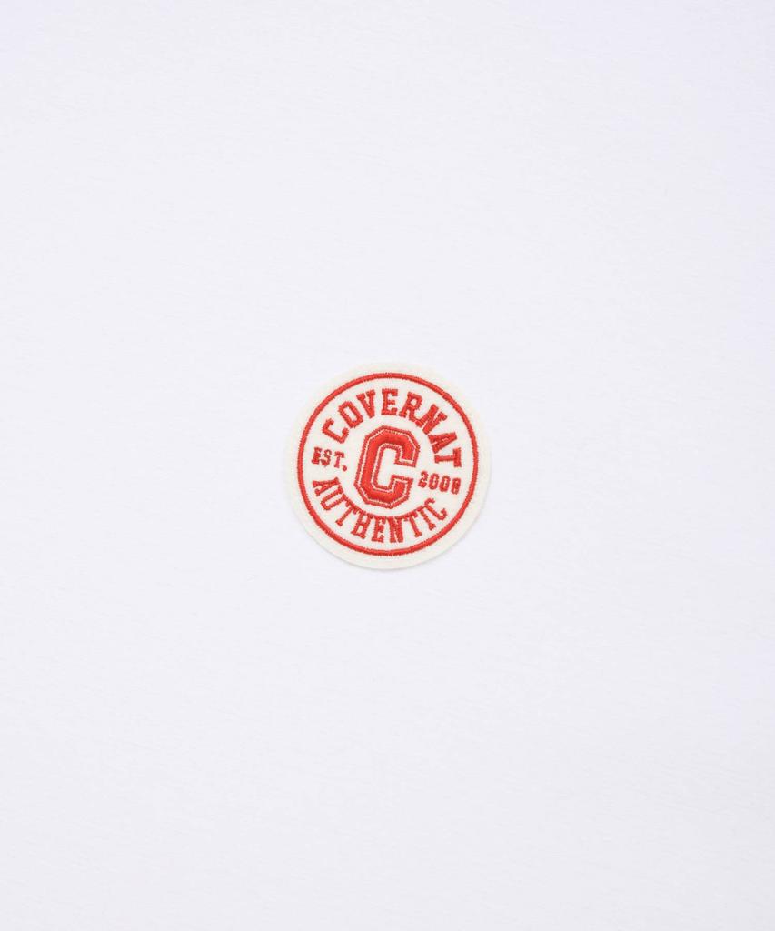 COVERNAT Circle C Collar T-Shirt White