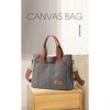 Korean Minimalist  Large Canvas Women Crossbody Bag, Durable Washable Versatile Handbag For Office Commute School Life And Weekend Shopping Activities