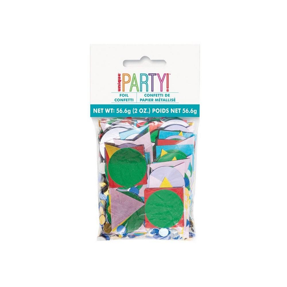 Unique Party Foil Geometric Confetti