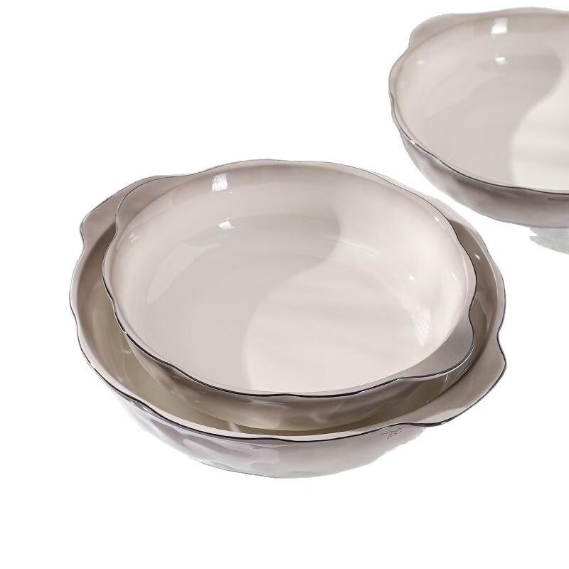 ZISIZ Ceramic Family Soup & Serving Bowl Set