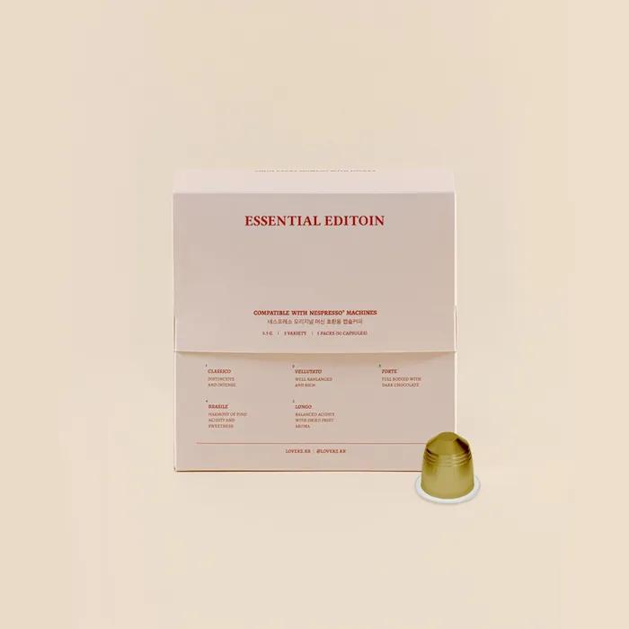 

[Основное издание] Капсульный кофе, совместимый с кофемашиной Nespresso Original, 5 упаковок (50 капсул)