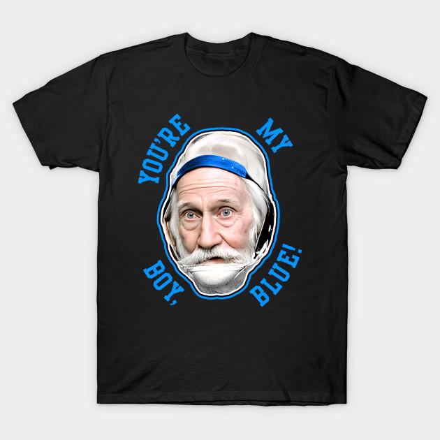 

Men Black Print T-shirt You Re My Boy, Blue! - Old School Movie No-Cut Transfer Paper Print Cotton Tshirt 4XL чорний