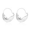 Fashion Irregular Earrings Metal Flower Basket Exaggerated Earrings Ins Net Red Wind Earrings ADM