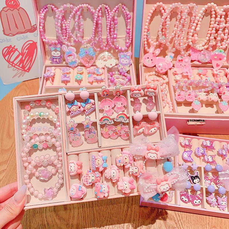 Duofei Cat Girls' Themed Necklace & Bracelet Gift Set