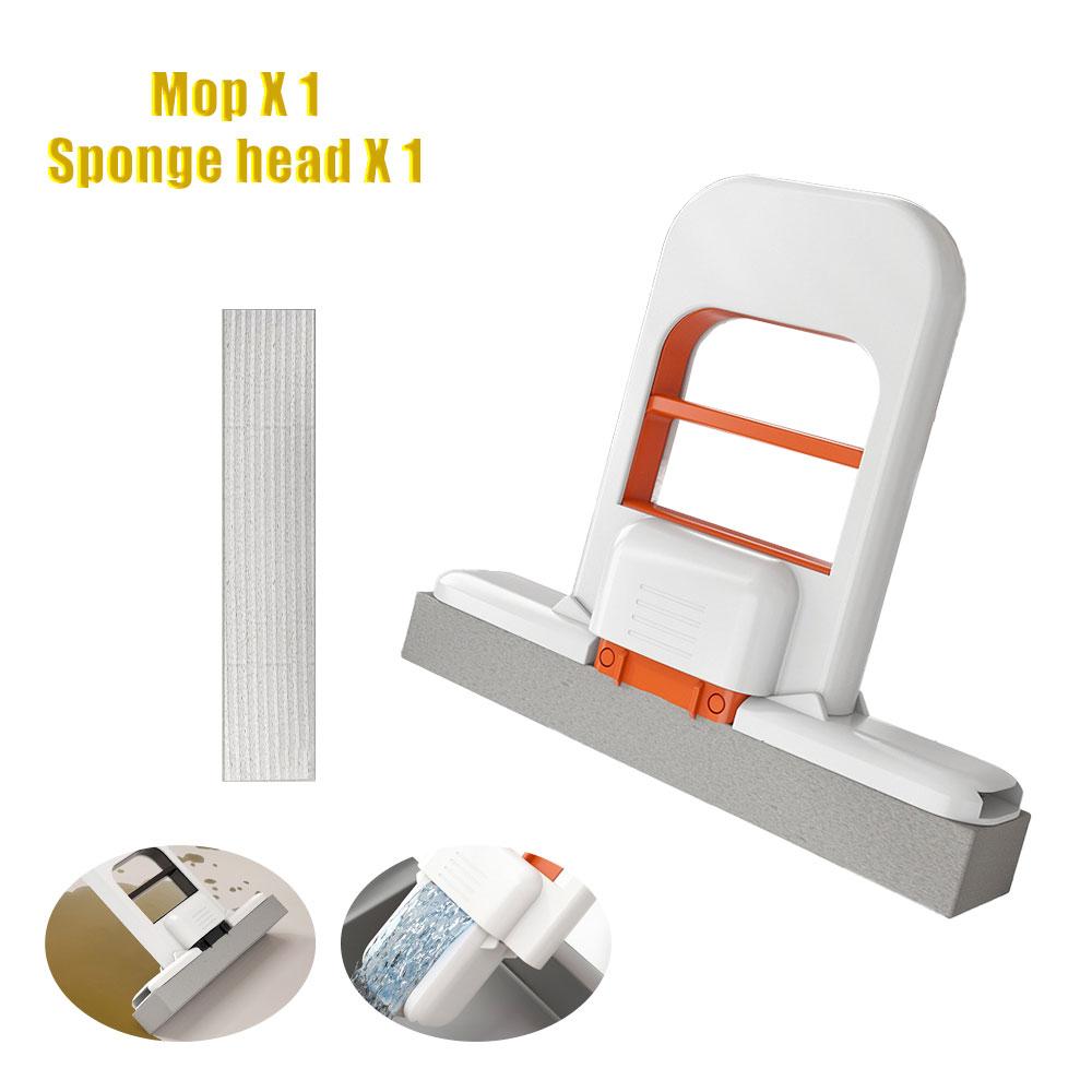 Mini-Schwammmopp Freihändige Reinigungswischer Mini Tragbarer Super Saugfähiger Mopp für Schreibtisch Boden Badezimmer Küche Glas Auto Reinigung