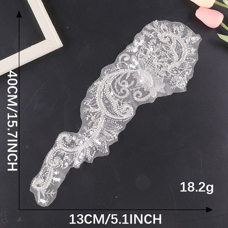 Mesh Bow Lace Embroidery Sticker Diy Hand Account Accessories Wedding Dress Accessories Brooch Hair Accessories Accessories Cloth Sticker