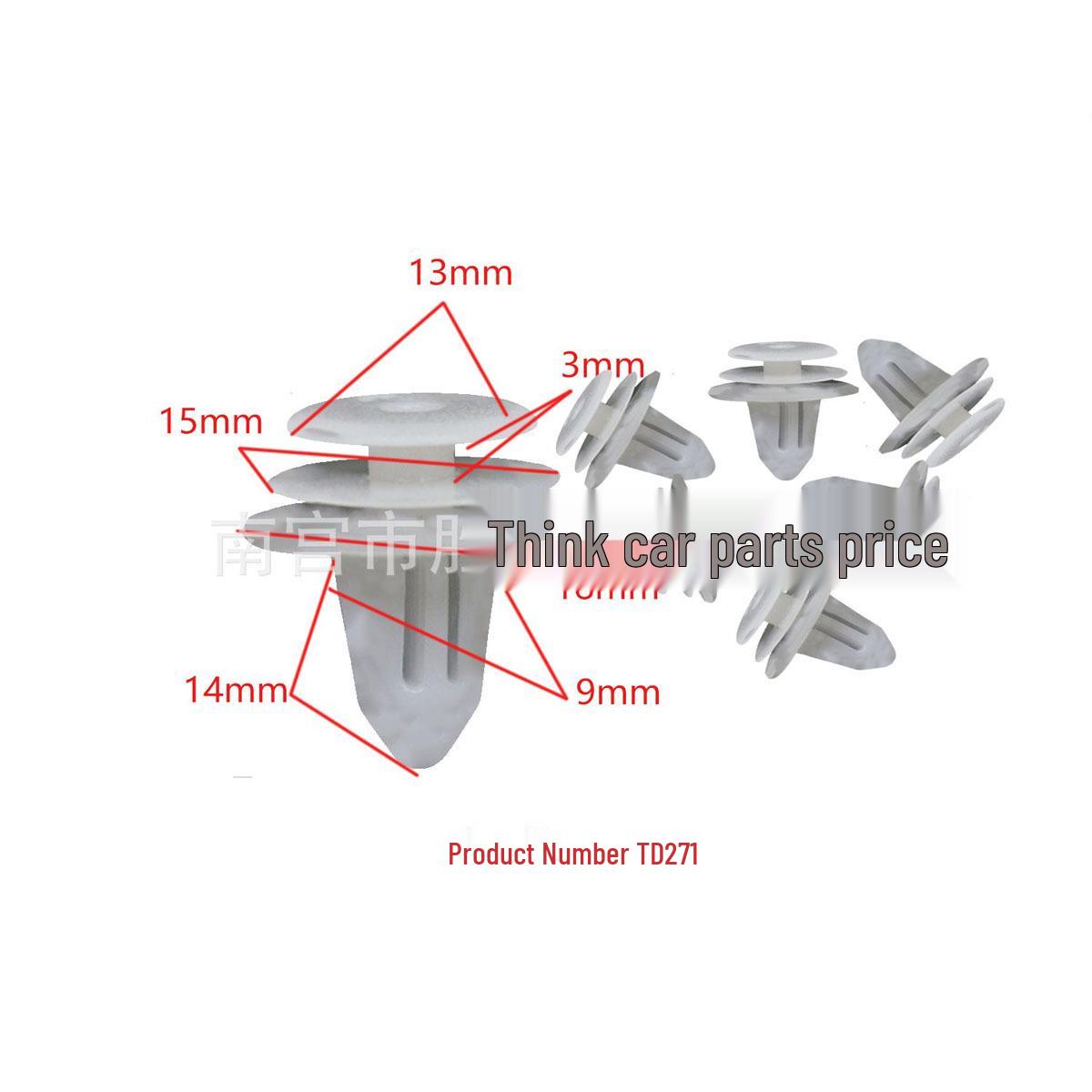

Car Door Panel Installation Buckles for Honda, Toyota, Mazda, Nissan, Suzuki, Changhe, Edsel 10000 pieces