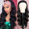 Wig Women's New, African Fashion Headband WIG Long Curly Hair Chemical Fiber Mechanism Ribbon Full Headband