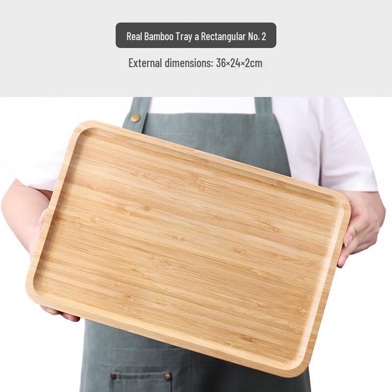 Japanese Style Bamboo Serving Tray