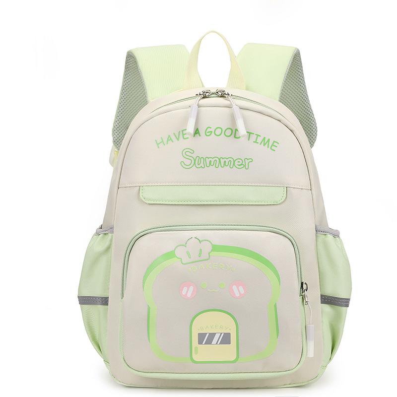 

Школьные рюкзакиНовый милый уличный досуг путешествия легкий снижение нагрузки универсальный удобный детский рюкзак зелёный