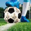 1pc One Piece Football Soccer Ball Size 5 Indoor Soccer Ball Fashion Colorful  Backyard Game -Great For Sports Fans Gift HE71