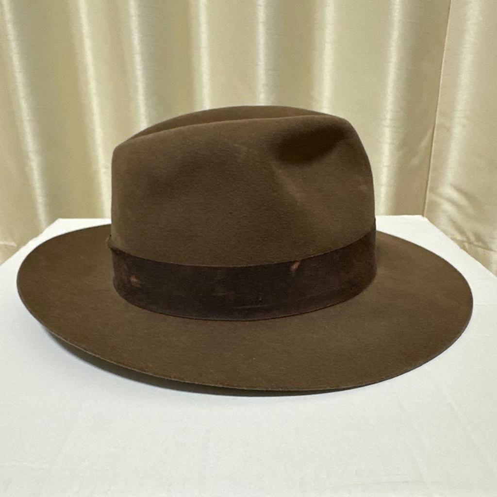 Used STETSON INDIANAJONES Authentic Fedora Size 58 Japan Limited
