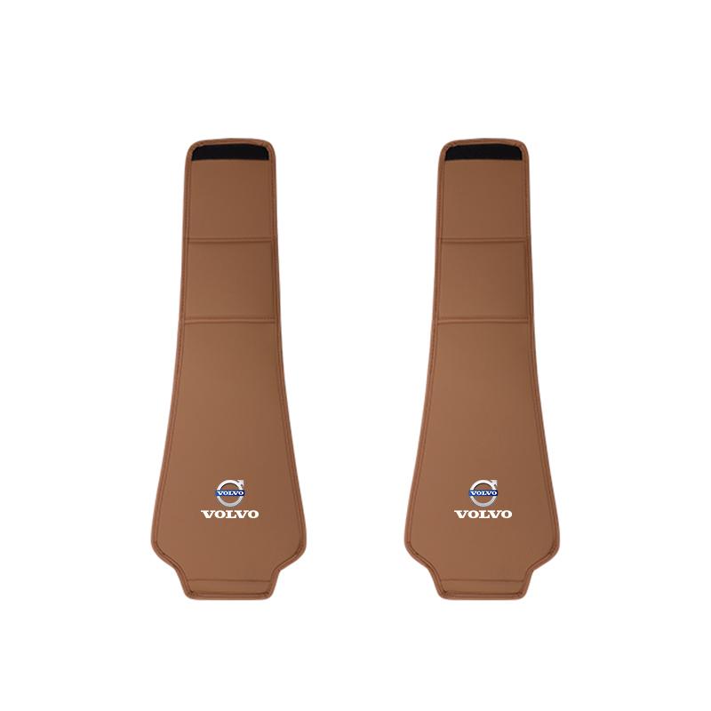 Car Leather Headrest Cover Seat Pillow Protective Set For Volvo V70 S90 XC40 S80 V90 EX90 EM90 C40 V60 V40 XC90 S60 C30 XC60 V50