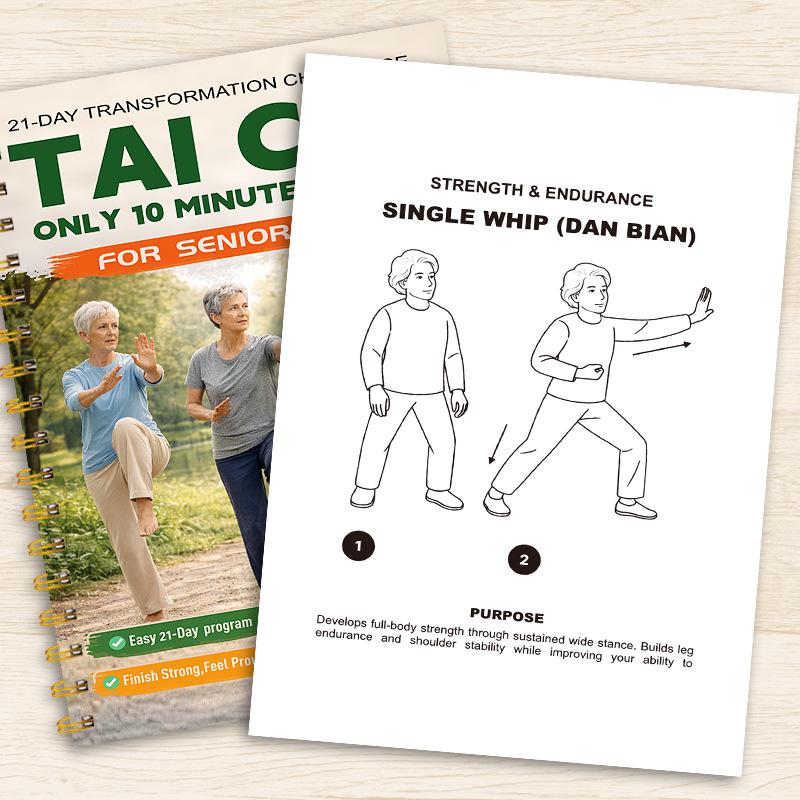 Senior Fitness with Tai Ji 21 Day Challenge 10 Minutes Daily to Enhance Strength and Balance
