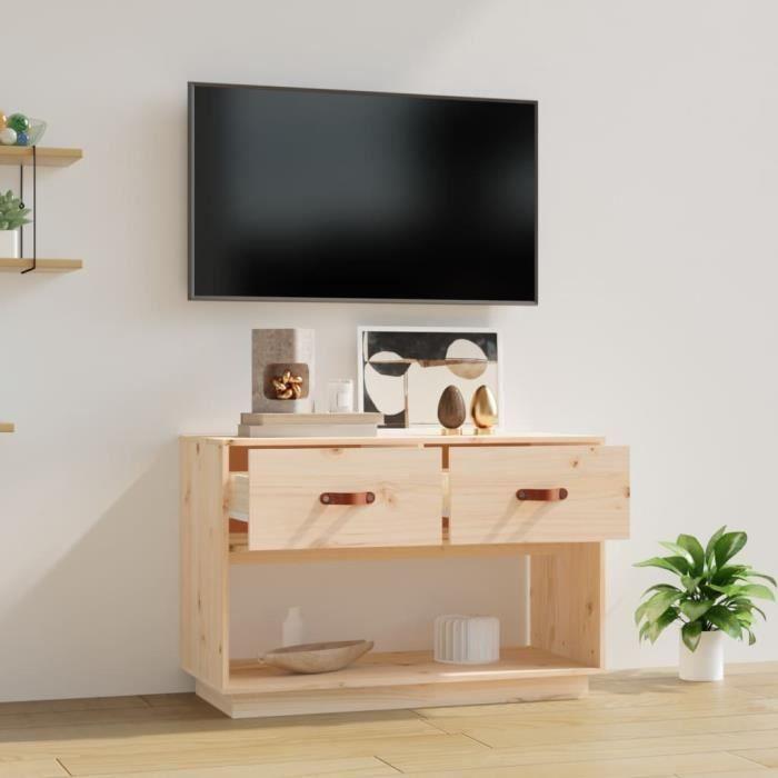VidaXL TV Cabinet 90x40x60 Cm Solid Pine Wood 821522