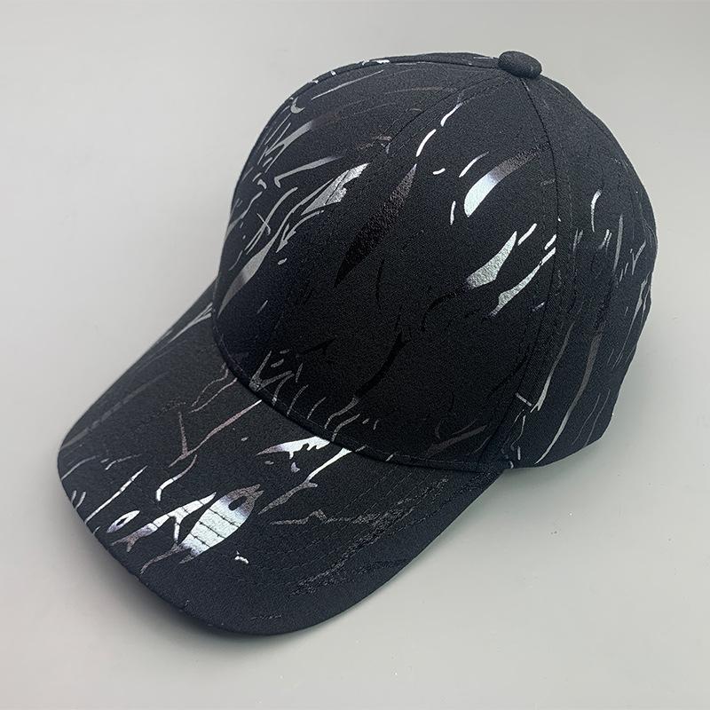 Graffiti Stripe Fashion Men'S And Women'S Baseball Caps Cotton Alphabet Hip Hop Versatile Sports Breathable Sun Hat