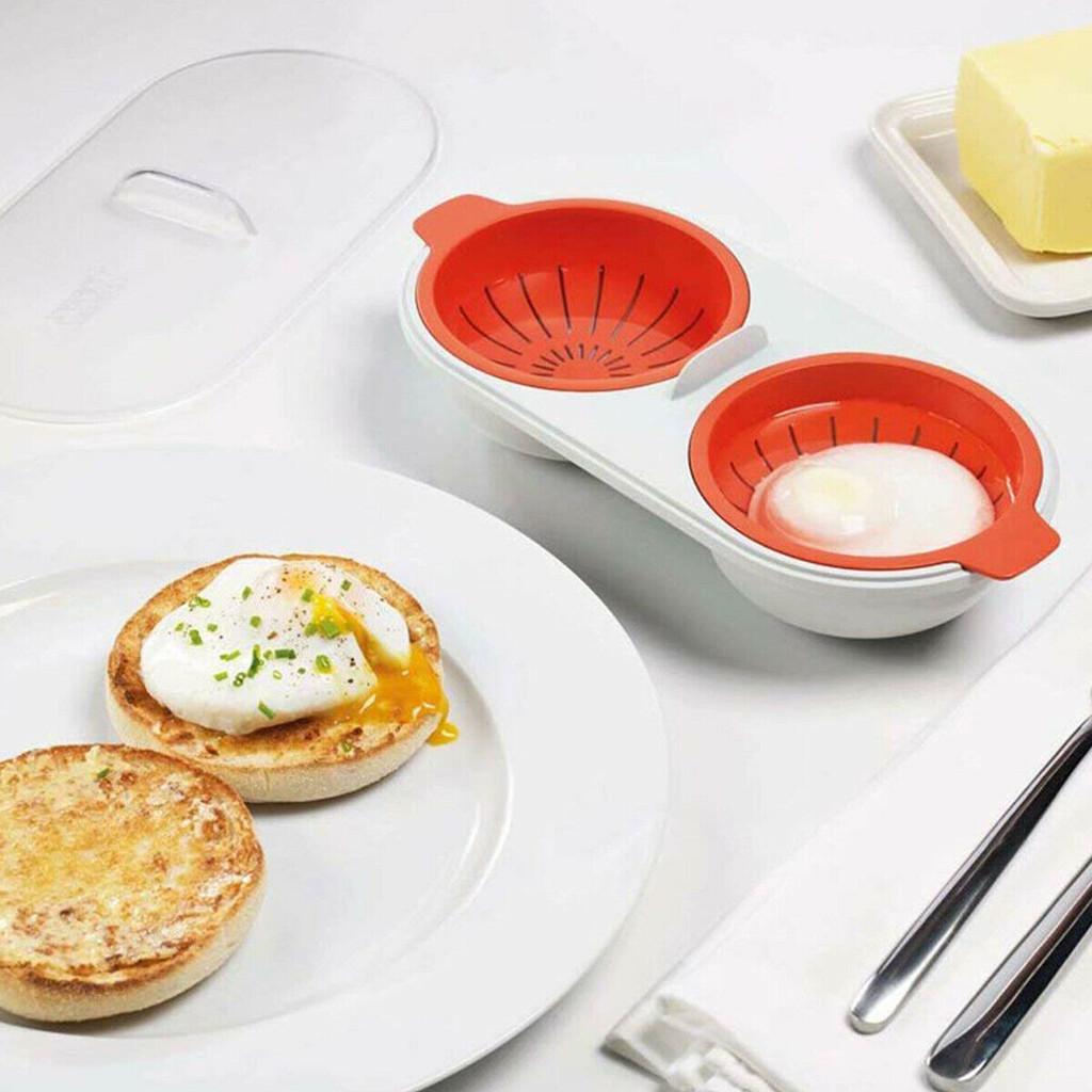 Perfect Poacher Microwavable Double Layer Eg G Cooker Cooking Kitchen Tools Pack