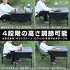 VASTLAND Outdoor Table with 90cm X 80L Storage Height Adjustment Storage, 60cm, Tan, Capacity, Foldable, 4-Stage