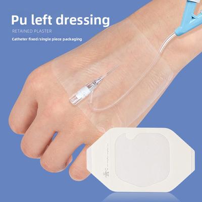 PU Transparent Wasserdichter Pflasteraufkleber 6 * 7CM Codeanpassung Visuell Unsichtbare Passform Fixierter Verweilverband