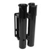 Fishing Rod Holder Bracket, Plastic Safety Fixing 2-Tube Fishing Rod Holder Rack, Portable Fishing Pole Holder, Tube Fishing Rod Pole Support for Moto