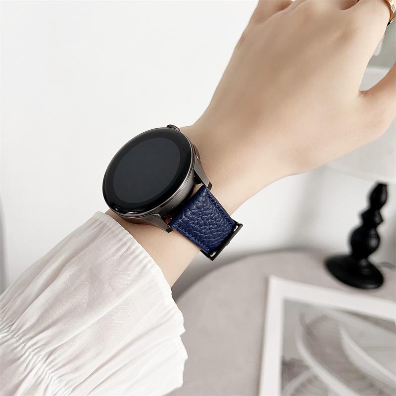 Curele de ceas din piele 20mm 22mm pentru Huawei Watch 4/3/GT3/2 Pro Amazfit GTR 4/GTS 4 47MM 42MM Samsung Galaxy Watch 3 4/5/6 Curea de ceas