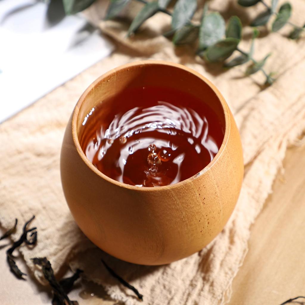Natural Wood Cup, Teacup, Egg Cup, Wooden Lacquer Cup, Free Cup, Mug, Teacup, Dishwasher Safe, 250ml