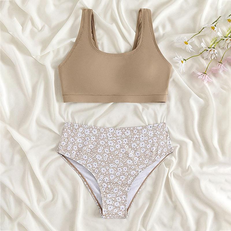 Children's Tankini Kids Swimsuit Girls' Bikini Beach Swimwear Two-piece Set