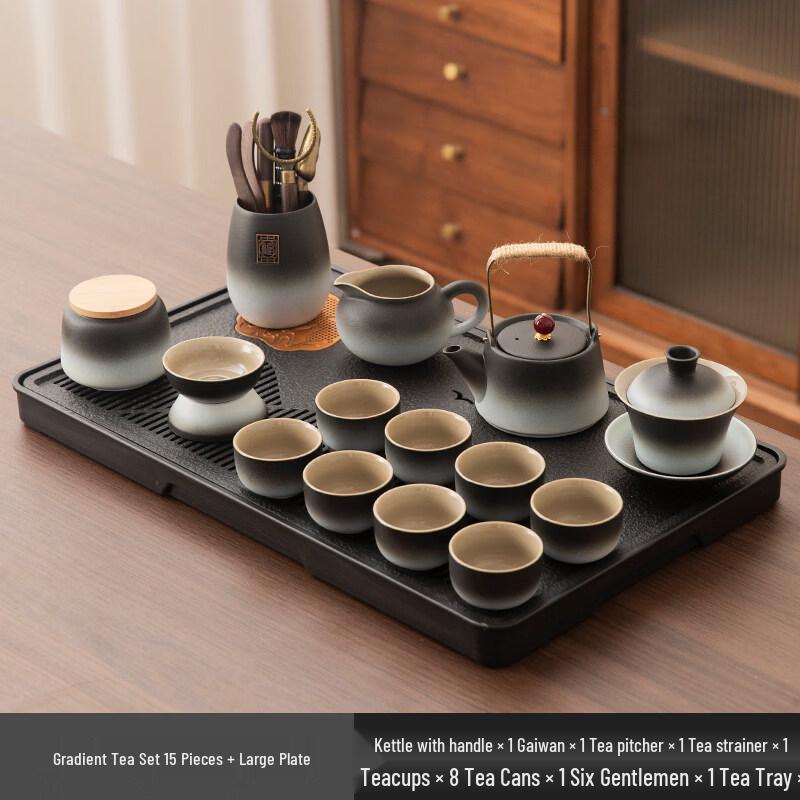 Chaxun Coarse Pottery Gongfu Tea Set
