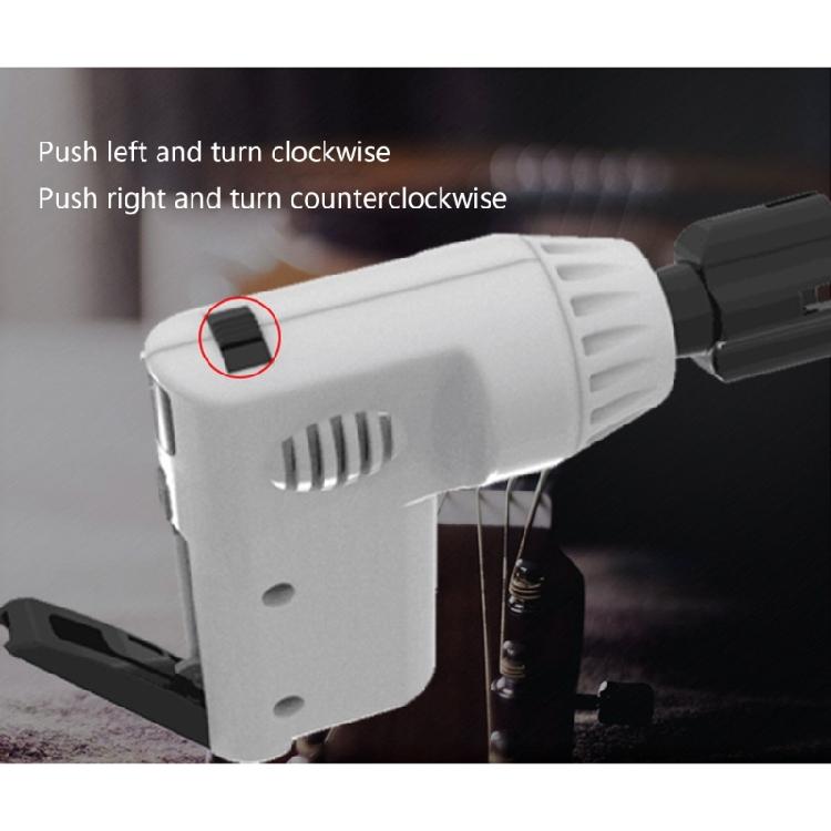 Automatic Guitar String Winder Machine High Strength Plastic Electric String Changer With Battery Operations