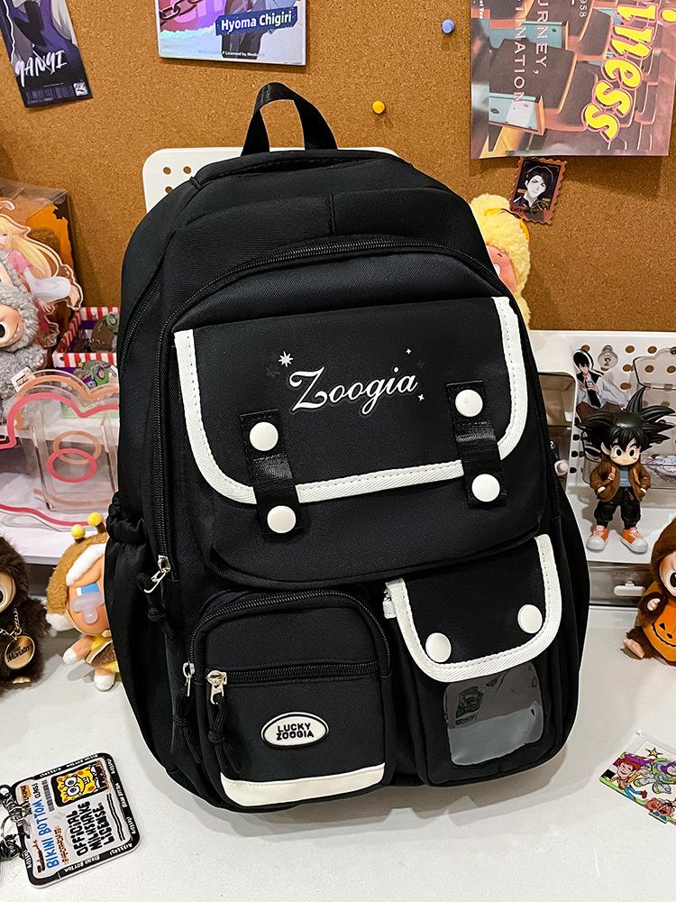 Cartable Sac à dos japonais style ins pour filles, sac à dos simple et mignon pour filles de collège, petit sac à dos frais